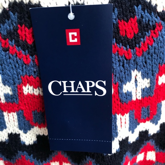 NWT Chaps Women’s Large Knitted  Sweater - Picture 4 of 8